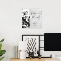 Förklaring från Kärlek Svarta och vita Bild Poster