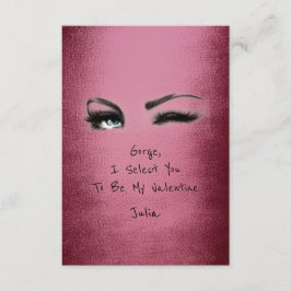 Förklaring från Marilyn Monroe Burgundy Valentine  Inbjudningar