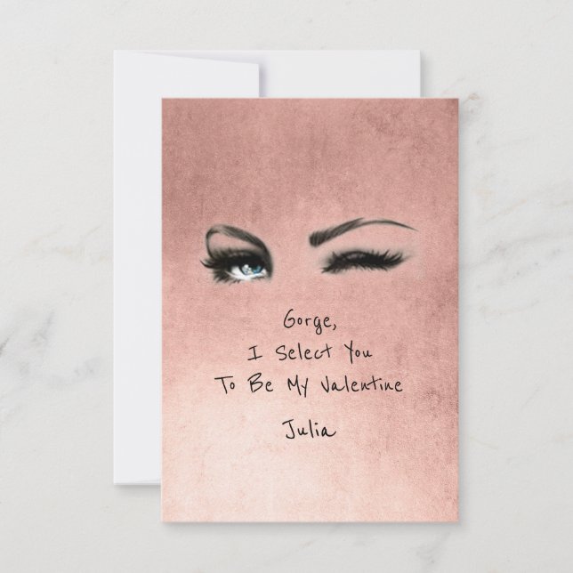 Förklaring från Marilyn Monroe Valentine Kärlek Inbjudningar (Framsida)