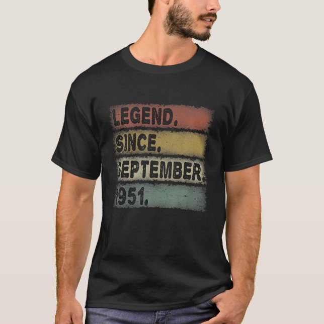 Förklaring från september 1951 70 Födelsedagen Ret T Shirt (Framsida)