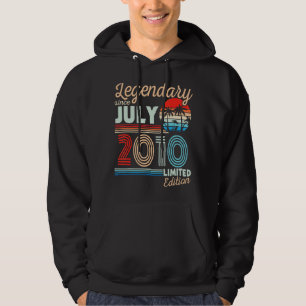 Förklaring juli 2010 Grattis på födelsedagen 12 år Hoodie
