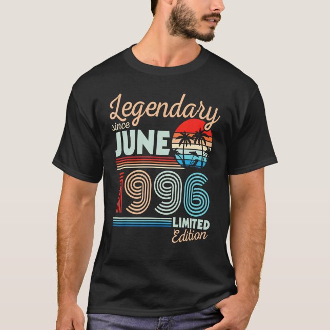 Förklaring juni 1996 Grattis på födelsedagen 26 år T Shirt (Framsida)
