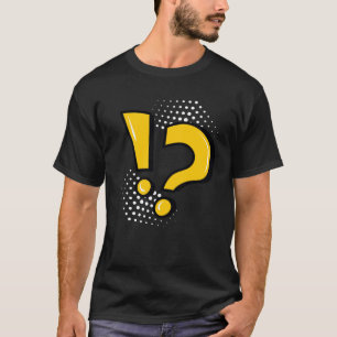 Förklaring Markera frågetecken för interpunktion M T Shirt