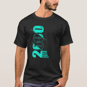 Förklaring original - 22 års Vintage 2000 - 22:e T Shirt