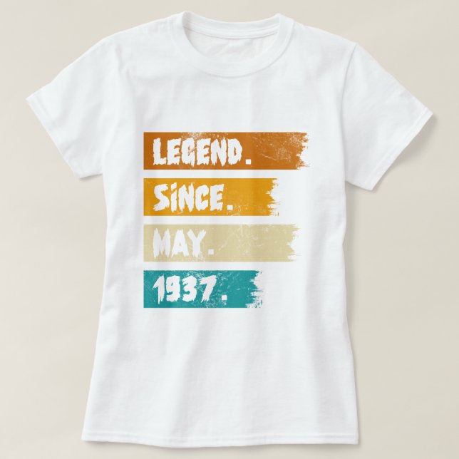 Förklaring Sedan 1937 T Shirt (Design framsida)