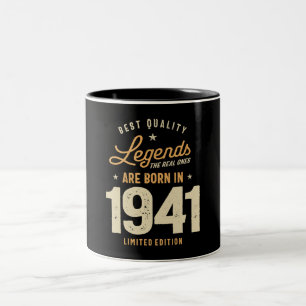 Förklaring sedan 1941 82:a födelsedagen Två-Tonad mugg