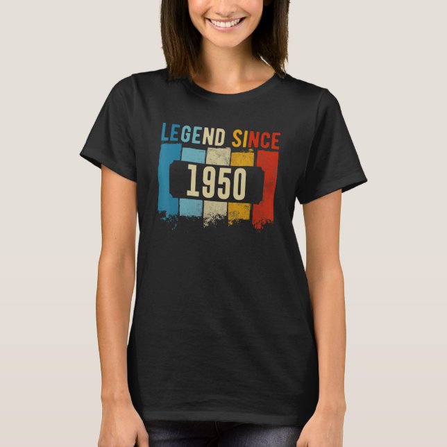 Förklaring sedan 1950 födelsedag t shirt (Framsida)