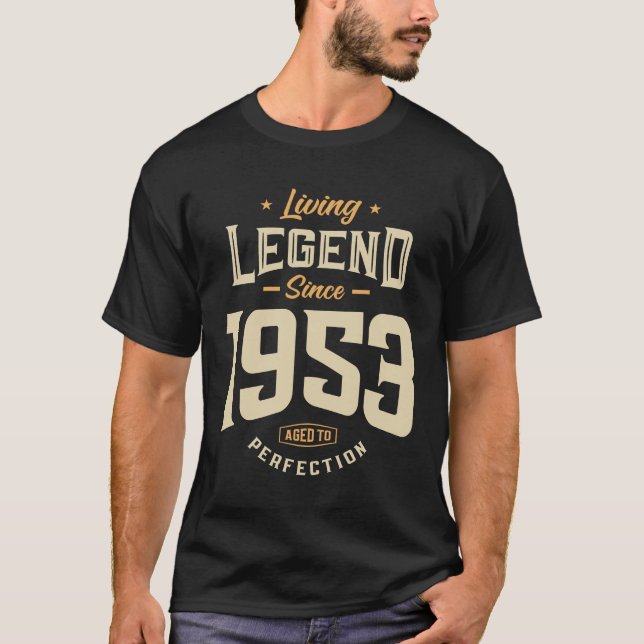 Förklaring sedan 1953 70:e födelsedagen t shirt (Framsida)