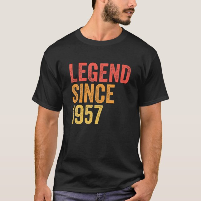 Förklaring sedan 1957 Funny 64 år gammal 64:e föde T Shirt (Framsida)