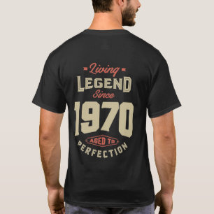 Förklaring sedan 1970 födelsedagspresent t shirt