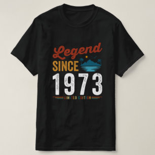 Förklaring sedan 1973 Vintage av födelsedag T Shirt