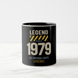 Förklaring sedan 1979 44-årsdagen Två-Tonad mugg