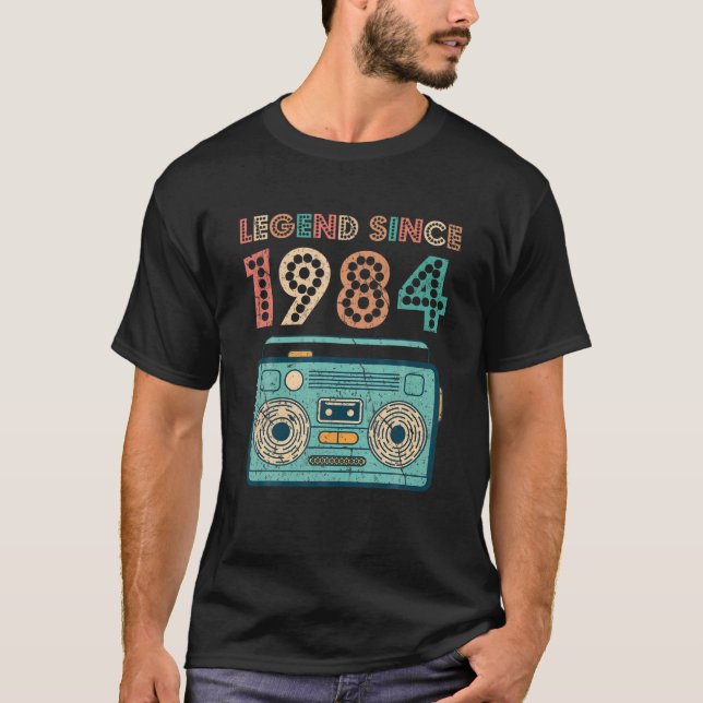 Förklaring sedan 1984 38:e födelsedag ger Cassette T Shirt (Framsida)