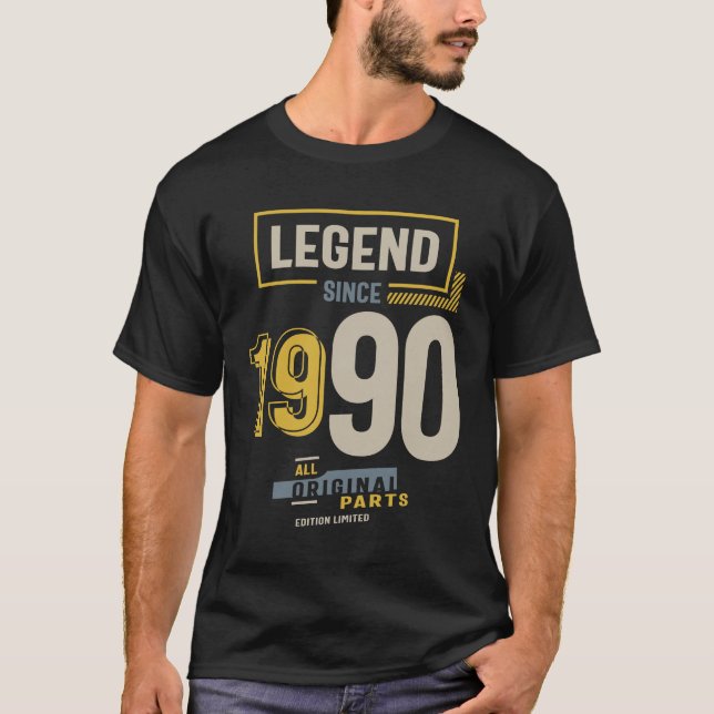 Förklaring sedan 1990 33-årsdagen t shirt (Framsida)