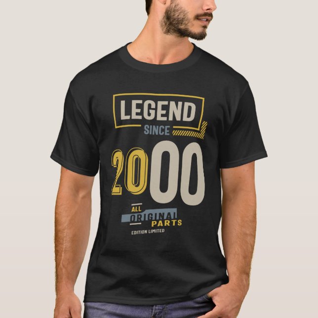 Förklaring sedan 2000 23:e födelsedag t shirt (Framsida)
