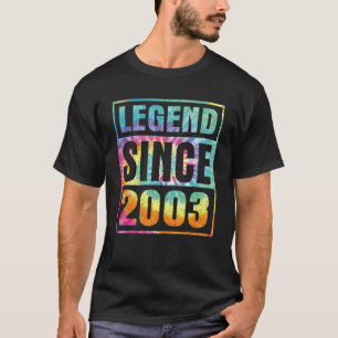 Förklaring sedan 2003 19 år gammal 19:e födelsedag t shirt