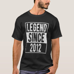 Förklaring sedan 2012 10 år gamla gåvor 10:e födel t shirt