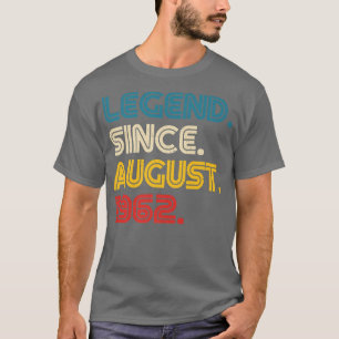 Förklaring sedan augusti 1962 60 år gammal 60 år g t shirt
