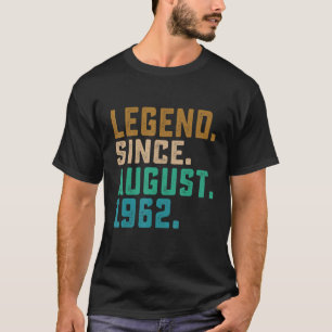 Förklaring sedan augusti 1962 60:e födelsedagen 60 t shirt