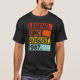 Förklaring sedan augusti 1987 Vintage 35 år gammal T Shirt