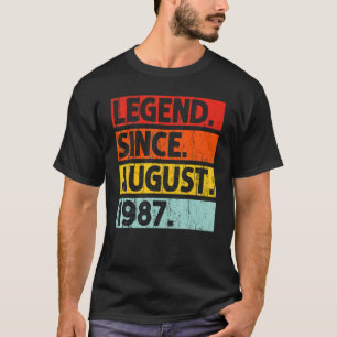 Förklaring sedan augusti 1987 Vintage 35 år gammal T Shirt