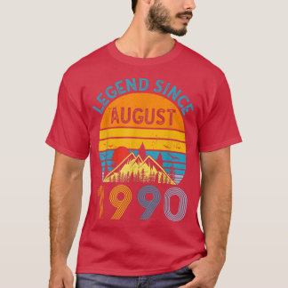 Förklaring sedan augusti 1990 32:a födelsedagens V T Shirt
