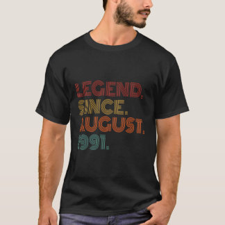 Förklaring sedan augusti 1991 32nd t shirt