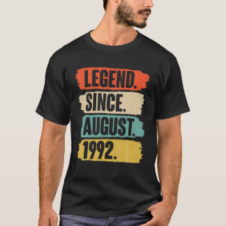 Förklaring sedan augusti 1992 - gåva för 29 år t shirt