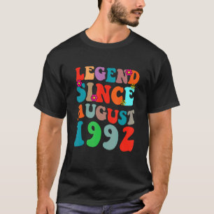 Förklaring sedan augusti 1992 Vintage Birthday Ret T Shirt