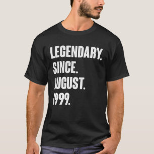Förklaring sedan augusti 1999 Födelsedag i 22 år O T Shirt
