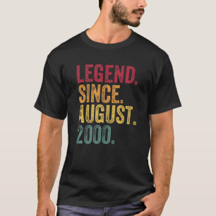 Förklaring sedan augusti 2000 21St Birthday Gift 2 T Shirt
