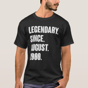 Förklaring sedan augusti 2000 Födelsedag i 21 år O T Shirt