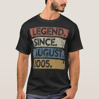 Förklaring sedan augusti 2005 16:e födelsedag Gift T Shirt