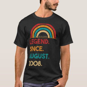 Förklaring sedan augusti 2008 14:e födelsedag född t shirt