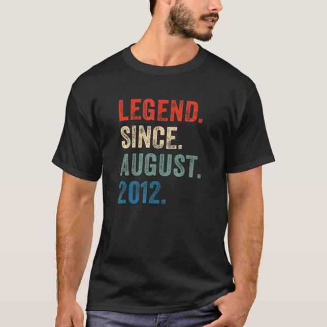 Förklaring sedan augusti 2012 10 år gammal tionde  t shirt (Framsida)