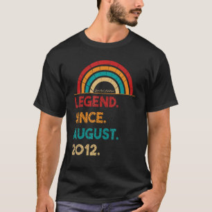 Förklaring sedan augusti 2012 tionde födelsedagen t shirt
