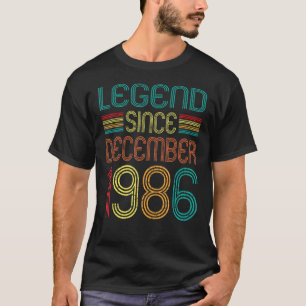 Förklaring sedan december 1986 36 år gammal retro t shirt