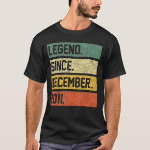 Förklaring sedan december 2011 elfte födelsedagen t shirt