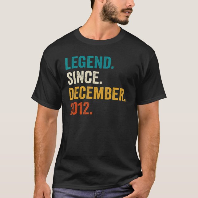 Förklaring sedan december 2012 10:e födelsedagen 1 t shirt (Framsida)