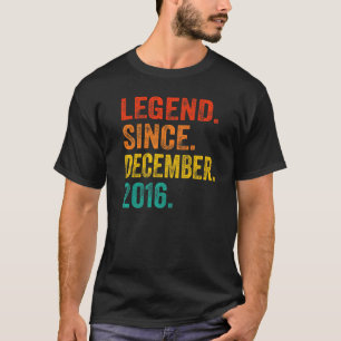 Förklaring sedan december 2016 Retro 6 år gammal 6 T Shirt
