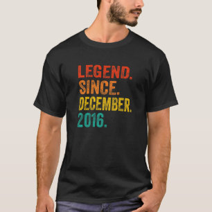 Förklaring sedan december 2016 Retro 6 år gammal 6 T Shirt