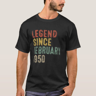 Förklaring sedan februari 1950 72 gåvor från födel t shirt