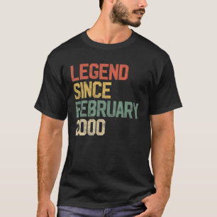 Förklaring sedan februari 2000 21St Birthday Gift T Shirt