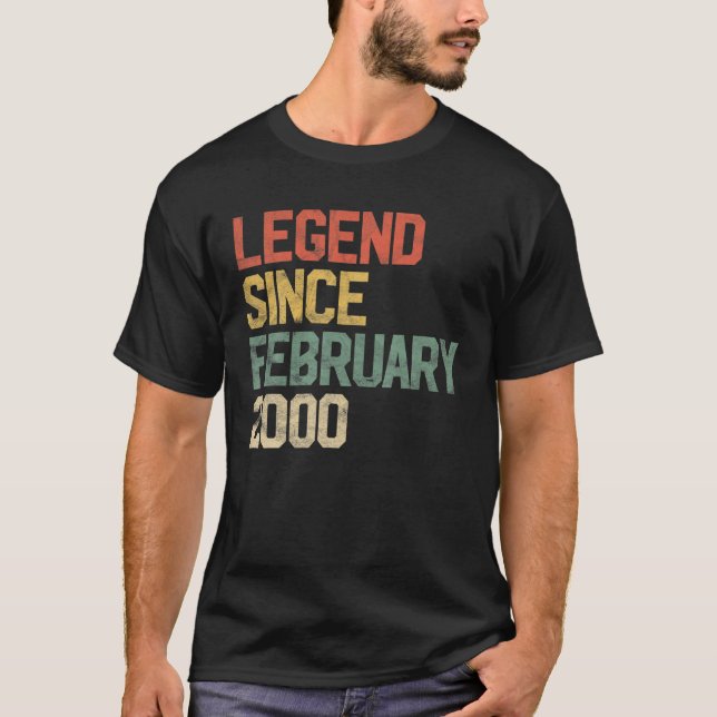 Förklaring sedan februari 2000 21St Birthday Gift  T Shirt (Framsida)