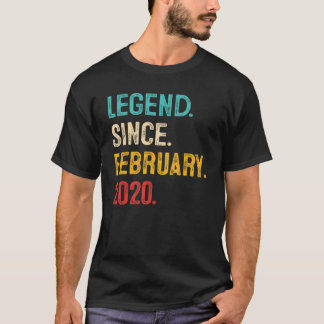 Förklaring sedan februari 2020 3:e födelsedagspres t shirt