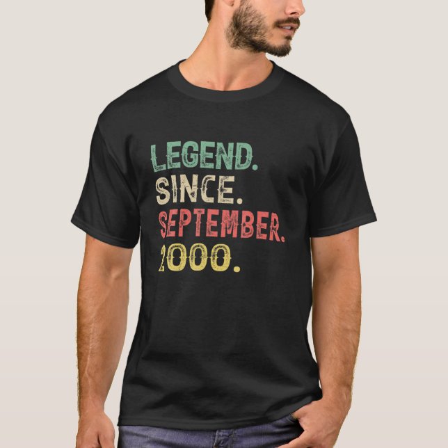 Förklaring sedan födseln 2000 september 2000  t shirt (Framsida)