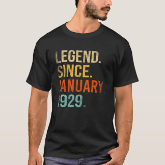 Förklaring sedan januari 1929 93 Födelsedag 93 år  T Shirt