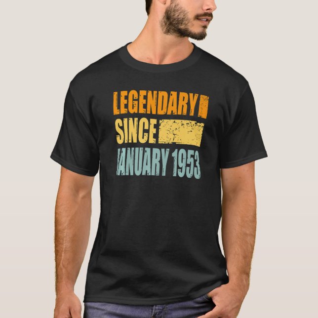 Förklaring sedan januari 1953 t shirt (Framsida)