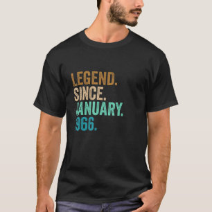 Förklaring sedan januari 1966 57 år gammal 57:e fö t shirt