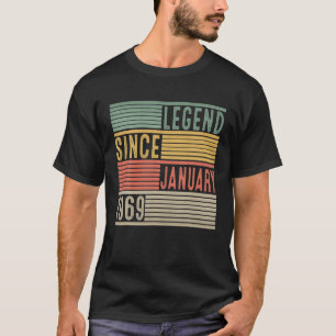 Förklaring sedan januari 1969 53 Födelsedag 53 år T Shirt